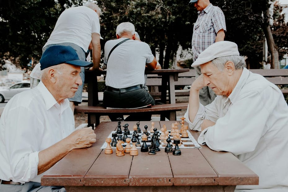 Chess game in progress, representing careful financial decisions like “do you pay tax on a pension”.